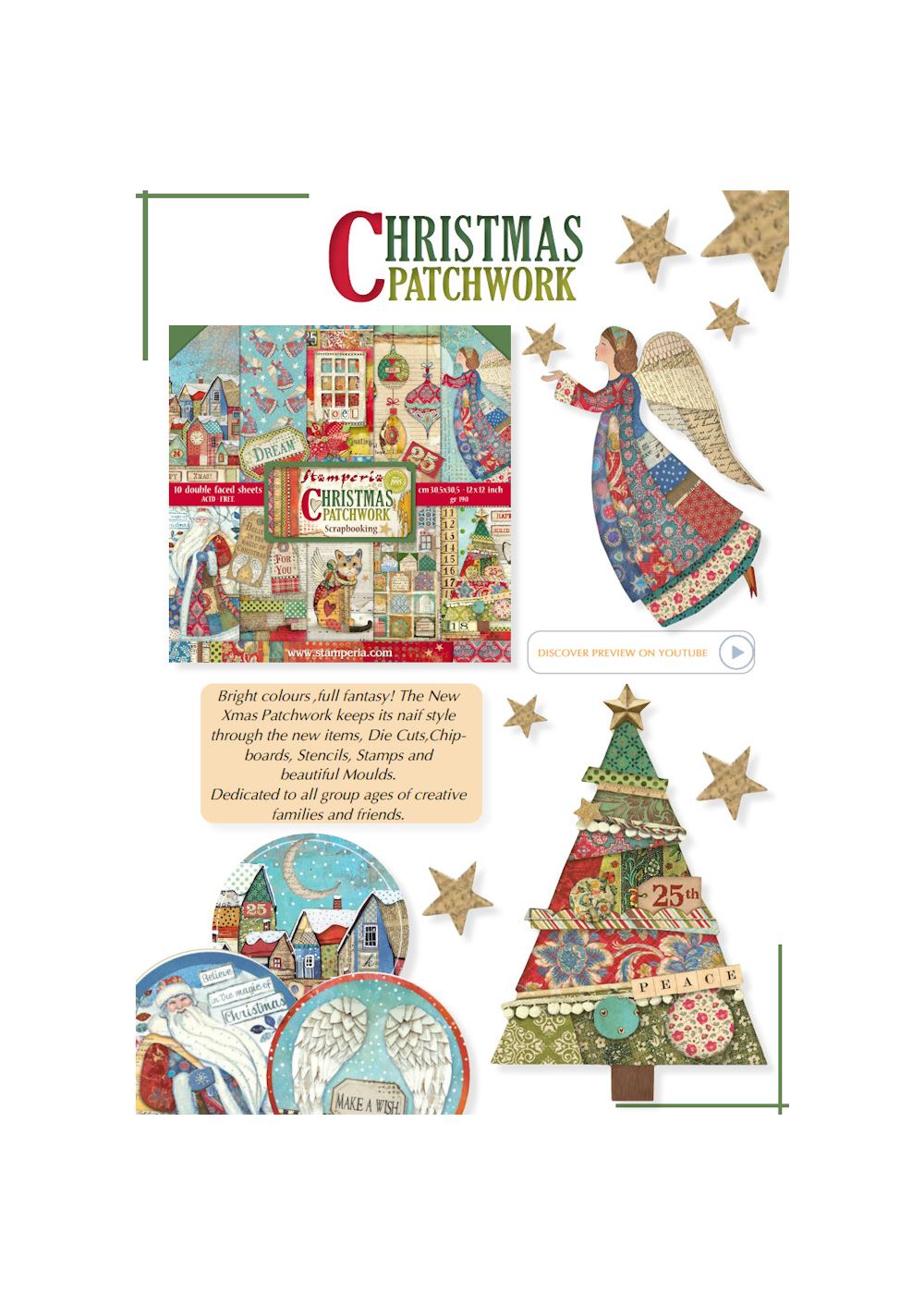 Christmas Patchwork Catalogo Stamperia